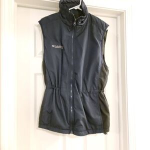 Columbia Puffer Vest navy black size medium